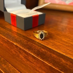 10k gold Sapphire ring